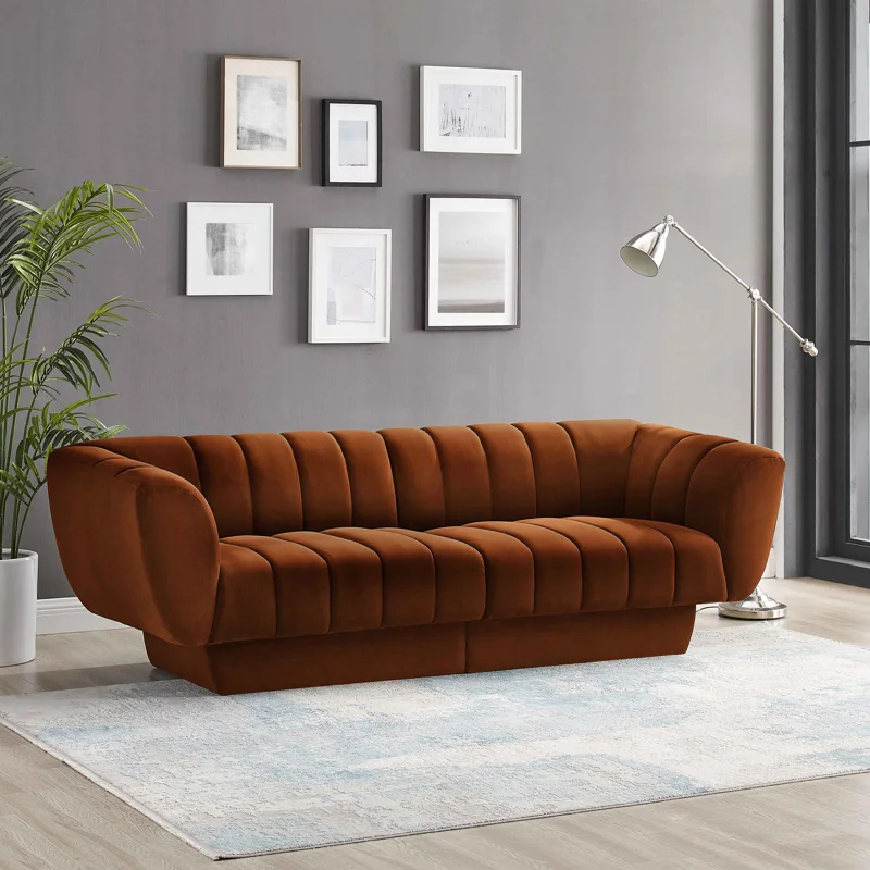 Siniya 88.2" W Chesterfield Sofa
